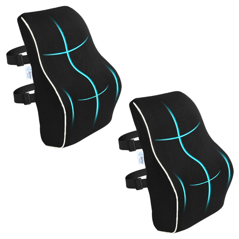Комплект 2 лумбални възглавници за офис или автомобил от мемори пяна Better Posture Pro #11 1