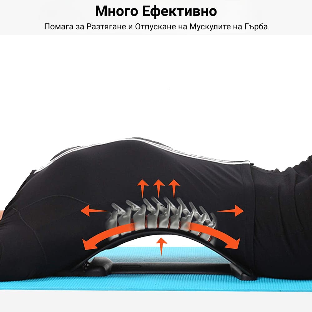 Комплект 2 уреда за лумбалната област 3в1 Better Posture Pro, за разтягане, масаж и отпускане на гърба #20 2