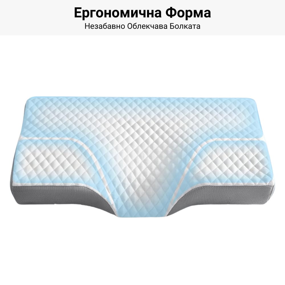 Комплект 4 ортопедични възглавници за врата от мемори пяна Better Posture Lite #32 2