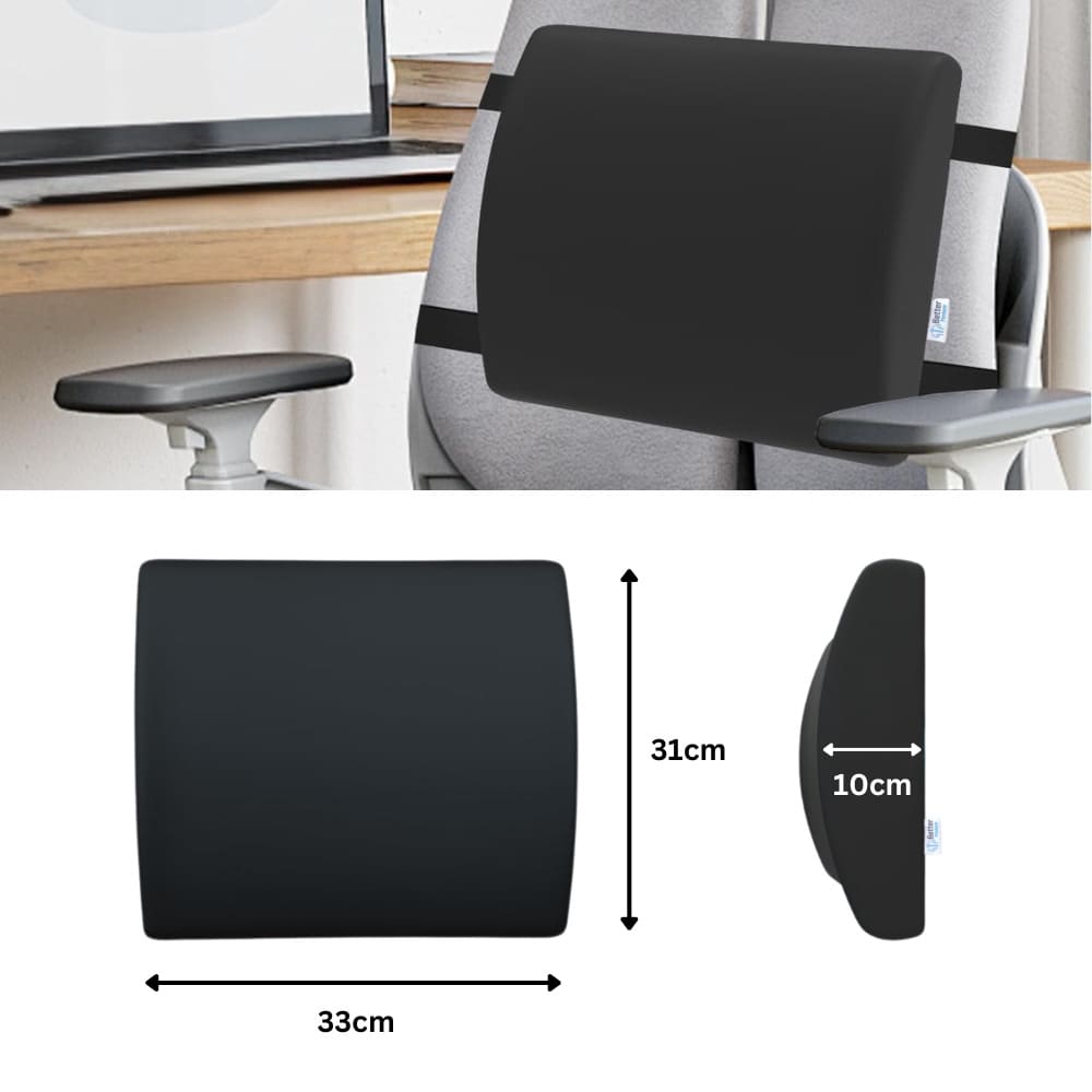 Лумбална възглавница за офис или автомобил от мемори пяна Better Posture Lite 5